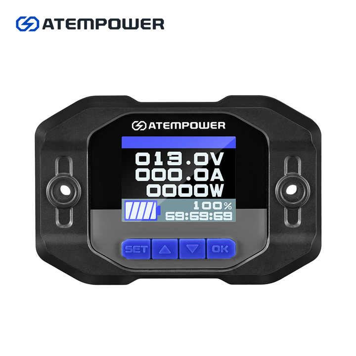 ATEM POWER 12V 100A Real-time Battery Tester RV Car Battery Monitor